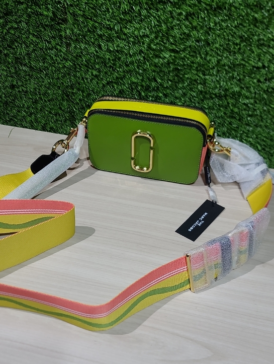 Marc Jacobs Handbags - Marc Jacobs The Snapshot Colorblock Crossbody Bag / Peridot Multi NWT